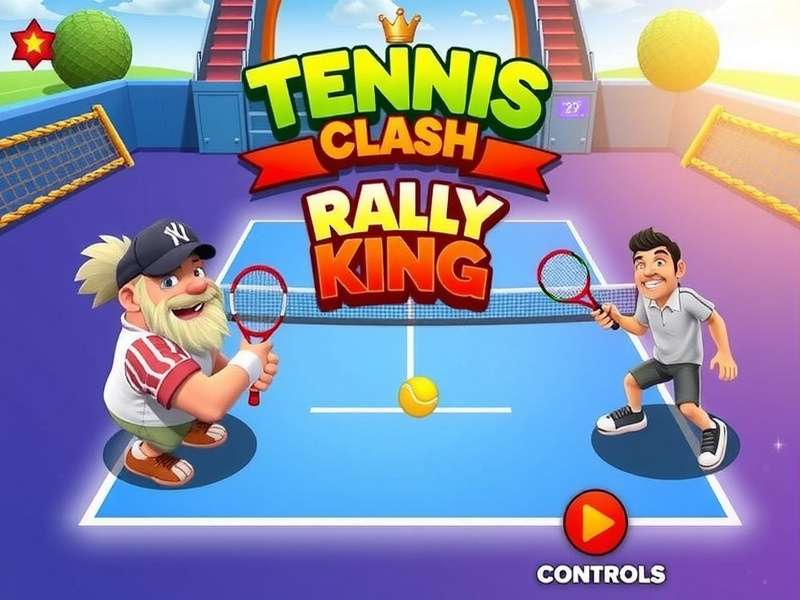 Simple yet deep controls in Tennis Clash Rally King Tennis Clash Rally King Controls